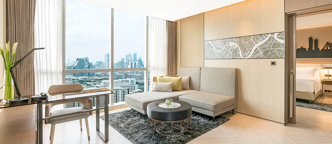 One Bedroom Premier Suite - פתומואן פרינסס בנגקוק | Pathumwan Princess Hotel - תמונה 3