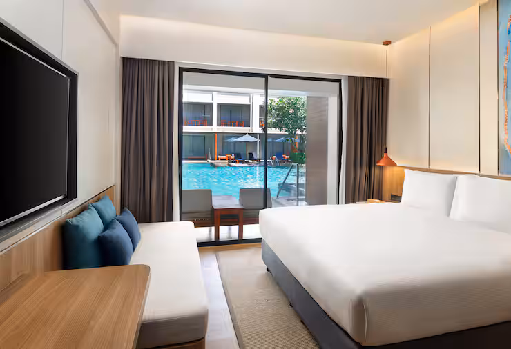 King Premium Room with Pool Access - דאבל טרי מבית הילטון פוקט באן-תאי | DoubleTree by Hilton Phuket Banthai Resort - תמונה 2