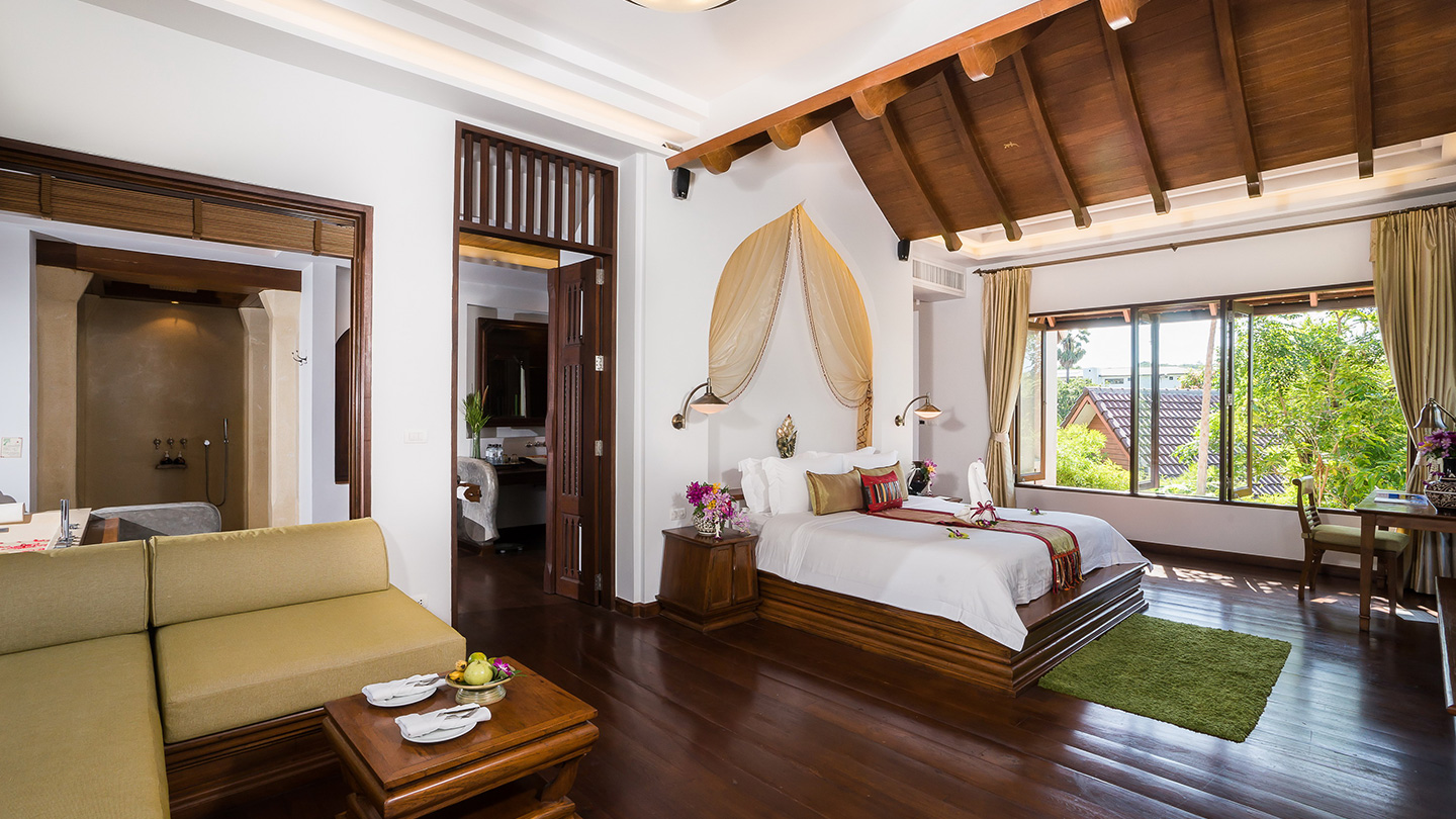 Grand Deluxe Suite Garden View - רויאל מואנג סמוי וילות | Royal Muang Samui Villas - תמונה 3