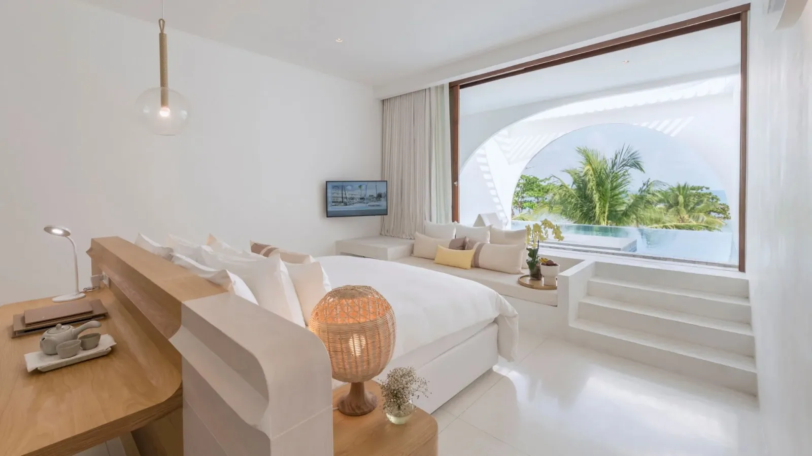 Oceanfront Balcony Pool Suite - סאלה סמוי צ'אוונג ביץ' | SALA Samui Chaweng Beach Resort & Spa - תמונה 2
