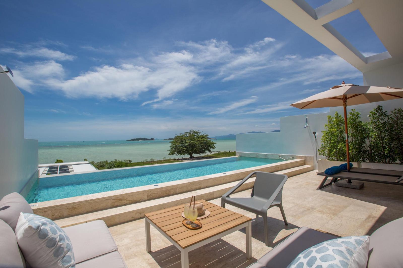 Two Bedroom Sea View Pool Suite with Cinema - סקיי ביץ' קוסמוי | Skye Beach Koh Samui - תמונה 2