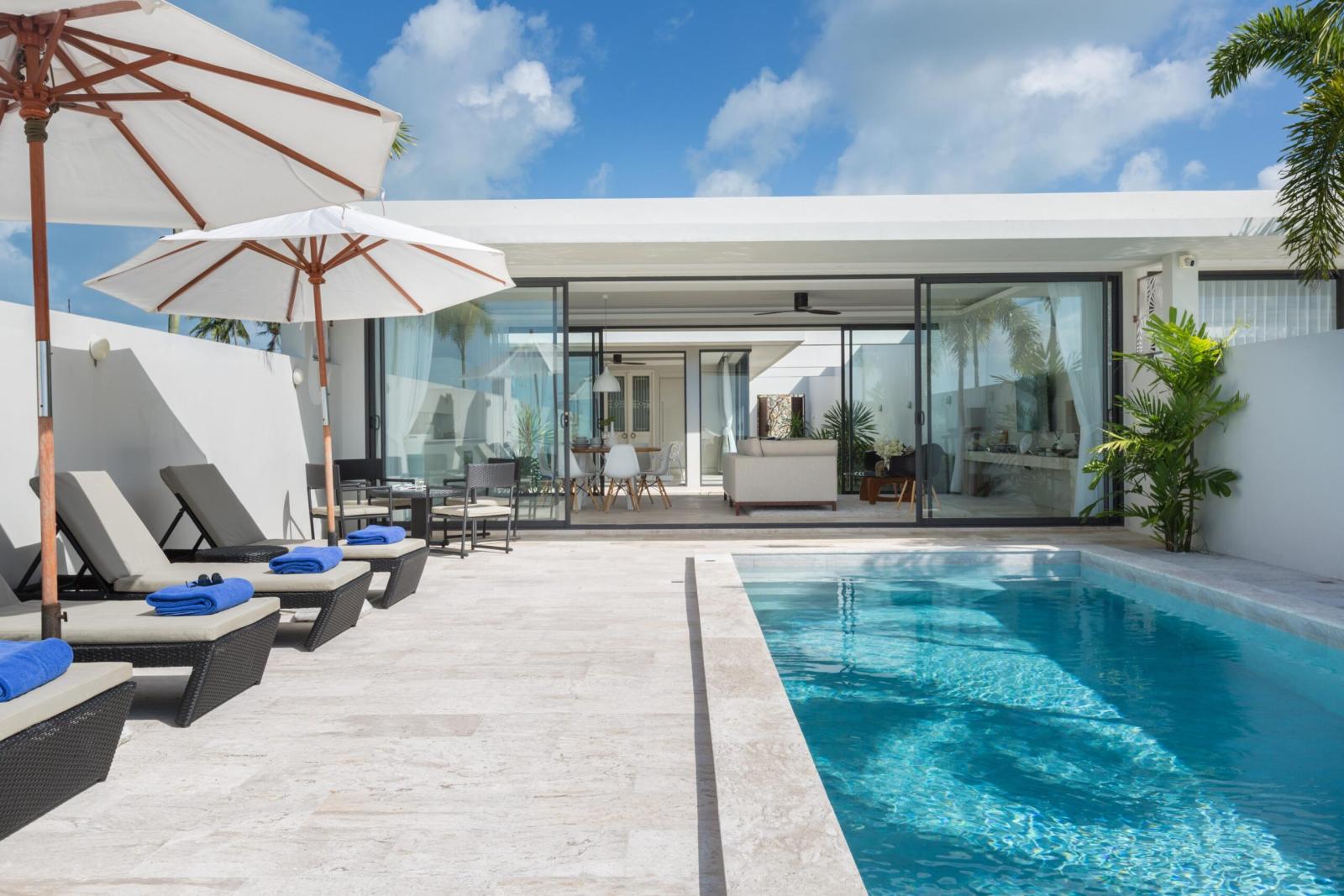 Two Bedroom Beachfront Pool Villa With Cinema - סקיי ביץ' קוסמוי | Skye Beach Koh Samui - תמונה ראשית
