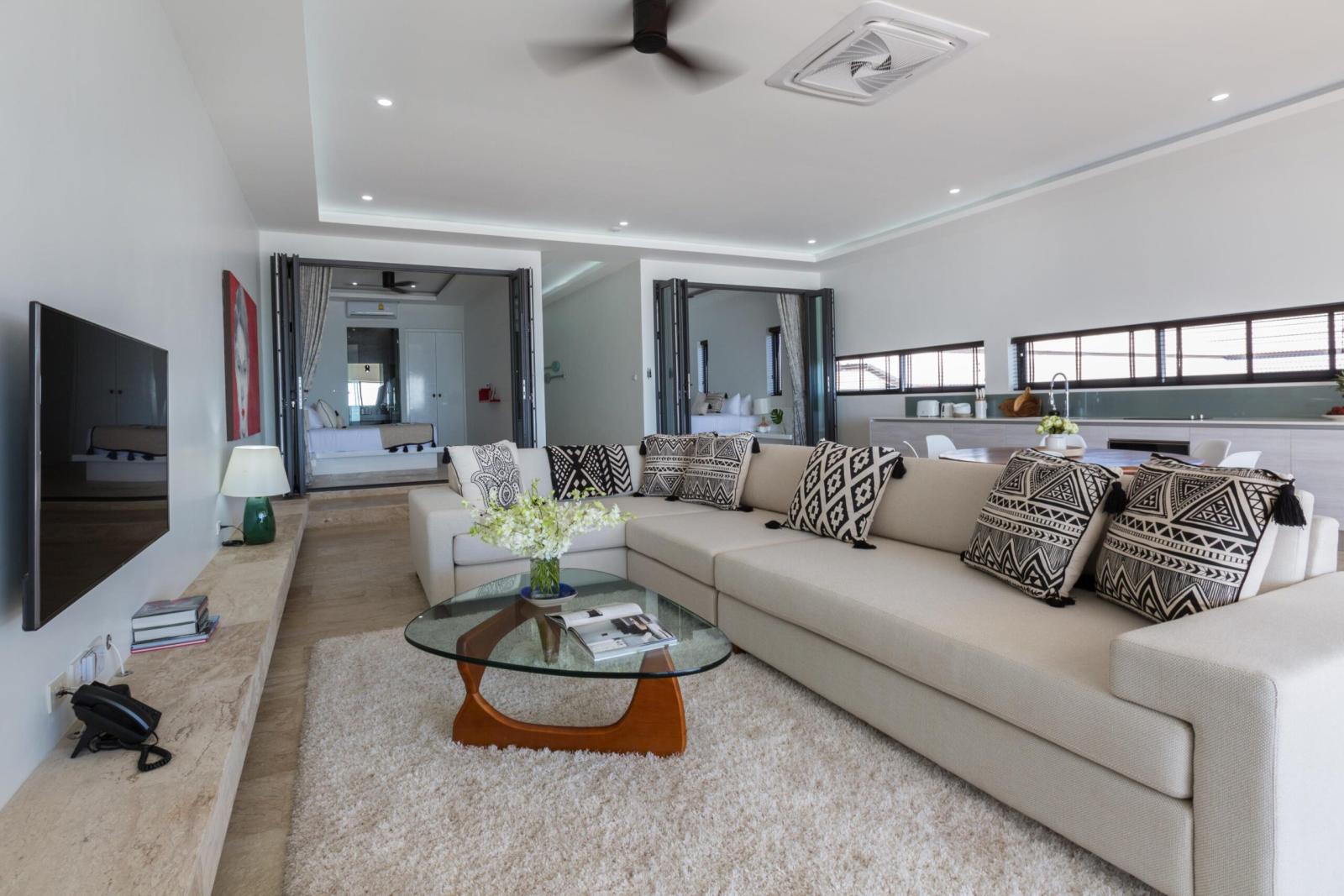 Three Bedroom Sea View Pool Suite with Cinema - סקיי ביץ' קוסמוי | Skye Beach Koh Samui - תמונה 3