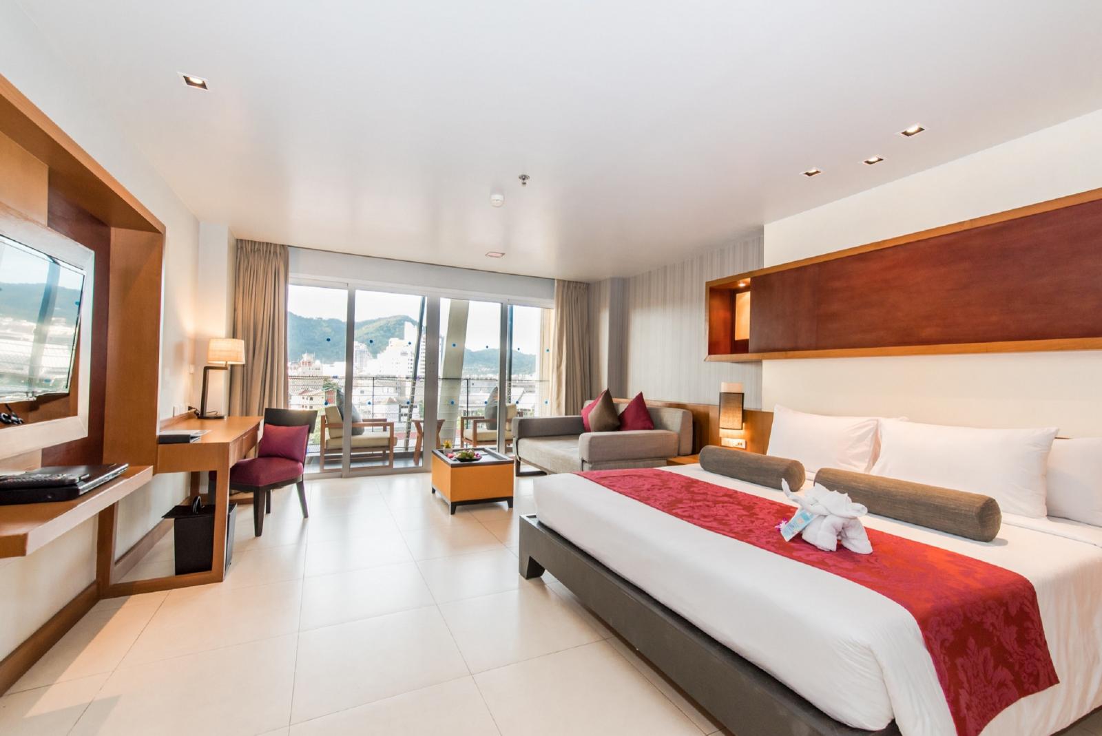 Deluxe Room King Bed - אשלי האב פוקט | Ashlee HUB Hotel Patong - תמונה 3